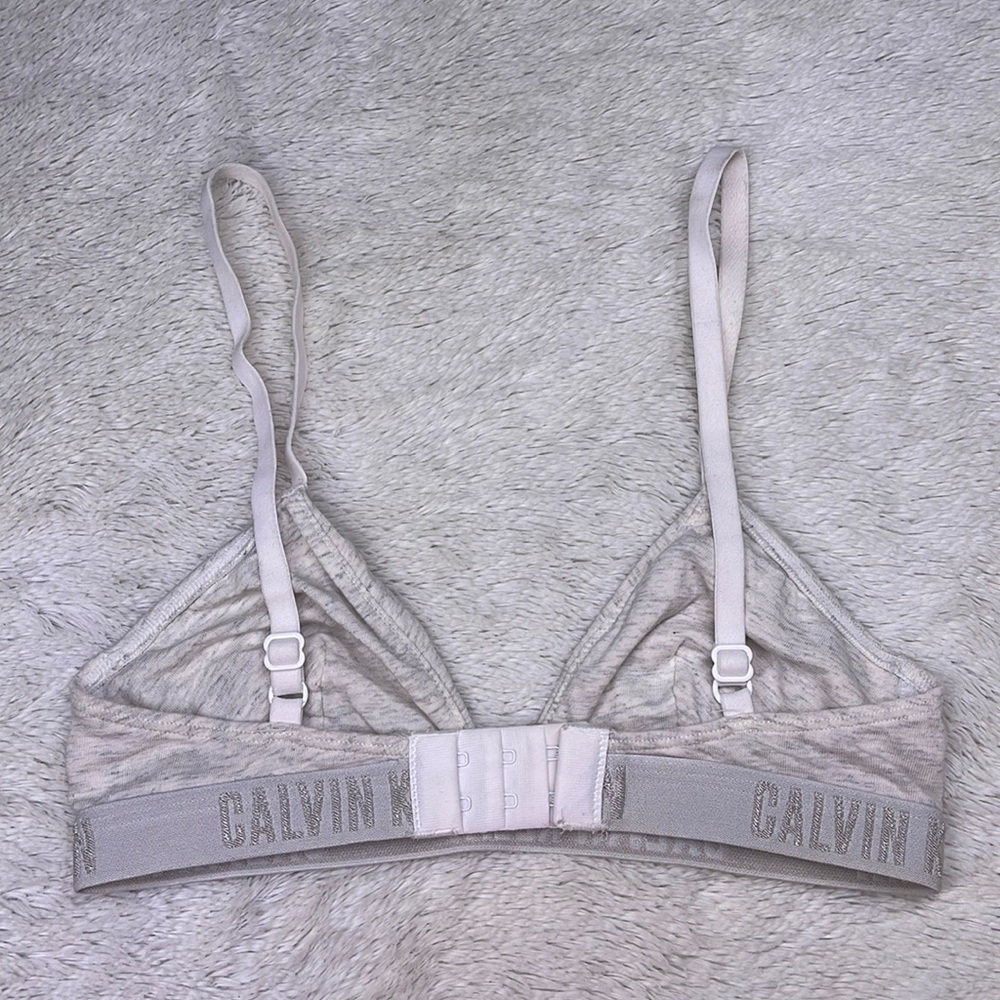 Calvin Klein Triangle Bralette size Small - Picture 2 of 4